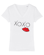 xoxo Tricou mânecă scurtă guler V Damă Evoker