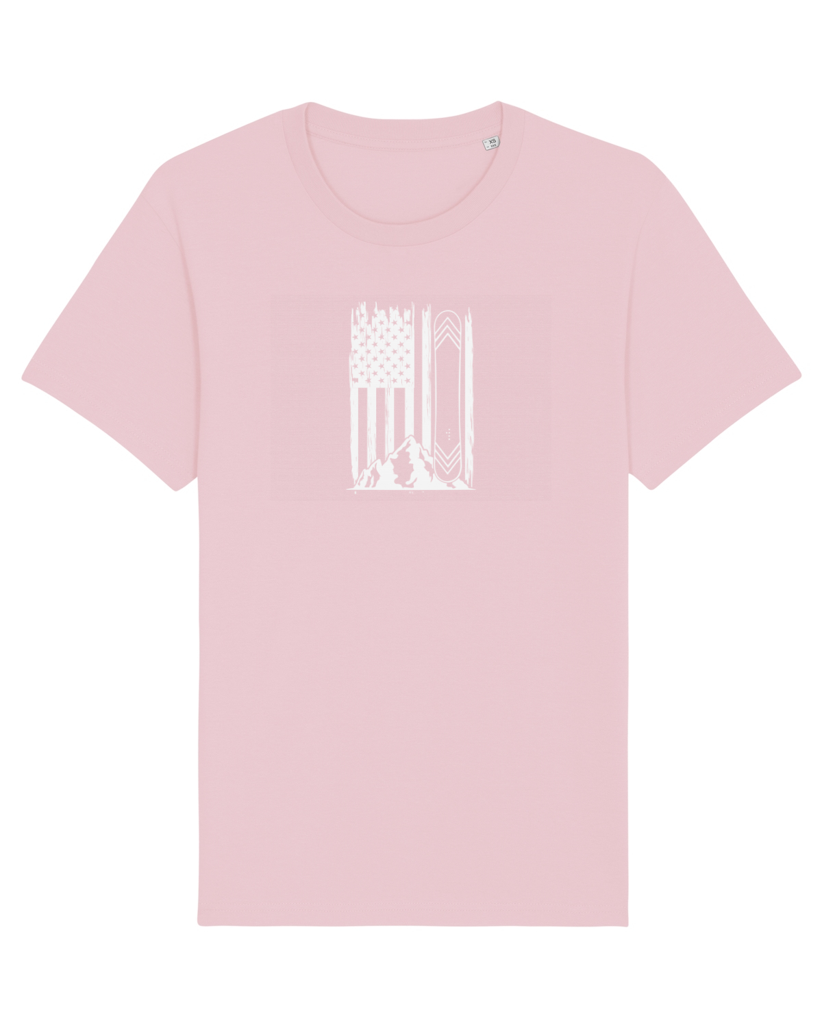 Tricou mânecă scurtă Unisex Rocker Cotton Pink