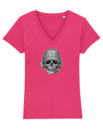 Bravo One Tricou mânecă scurtă guler V Damă Evoker