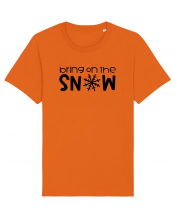 Bring On The Snow Bright Orange