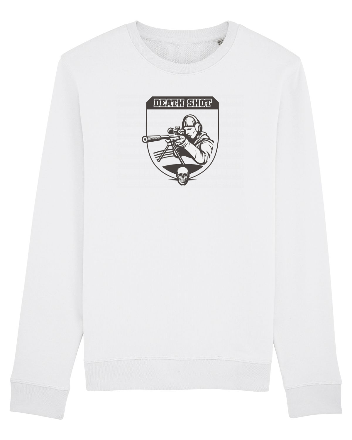 Bluză mânecă lungă Unisex Rise White