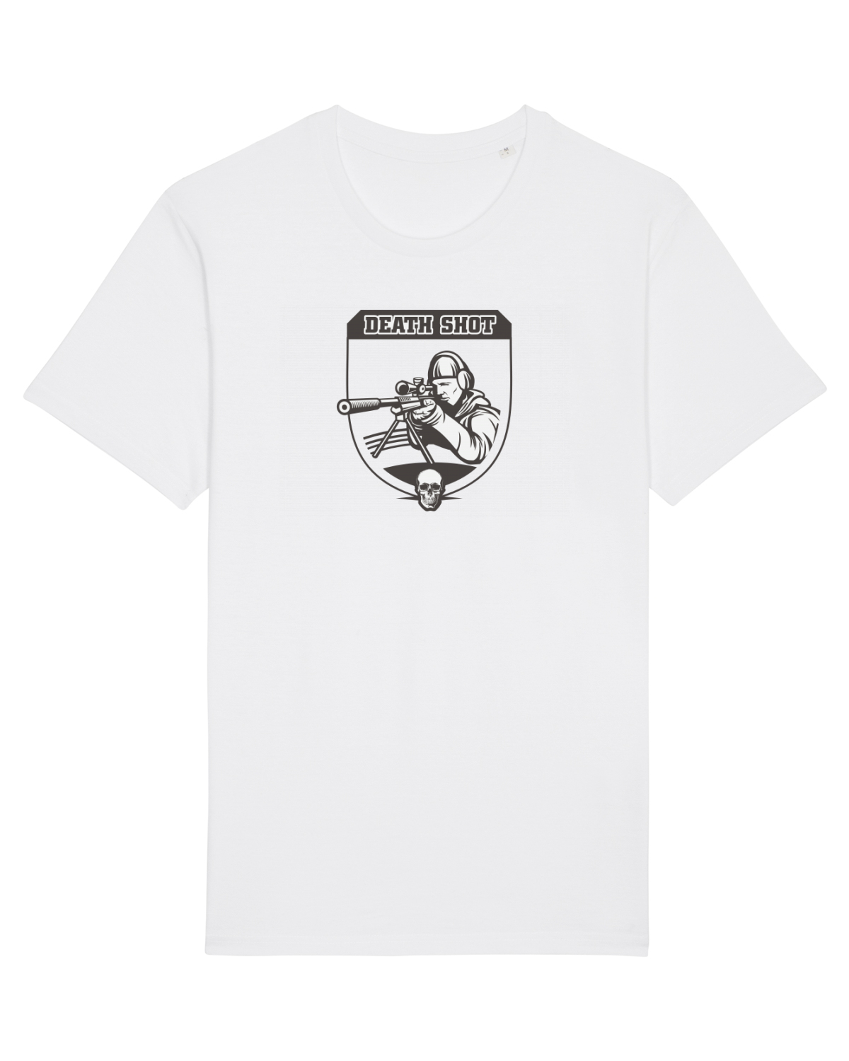 Tricou mânecă scurtă Unisex Rocker White