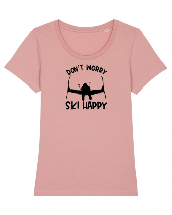 Don't Worry, Ski Happy Canyon Pink