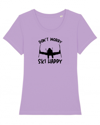 Don't Worry, Ski Happy Lavender Dawn