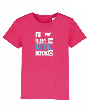 Eat Sleep Ski Repeat Raspberry