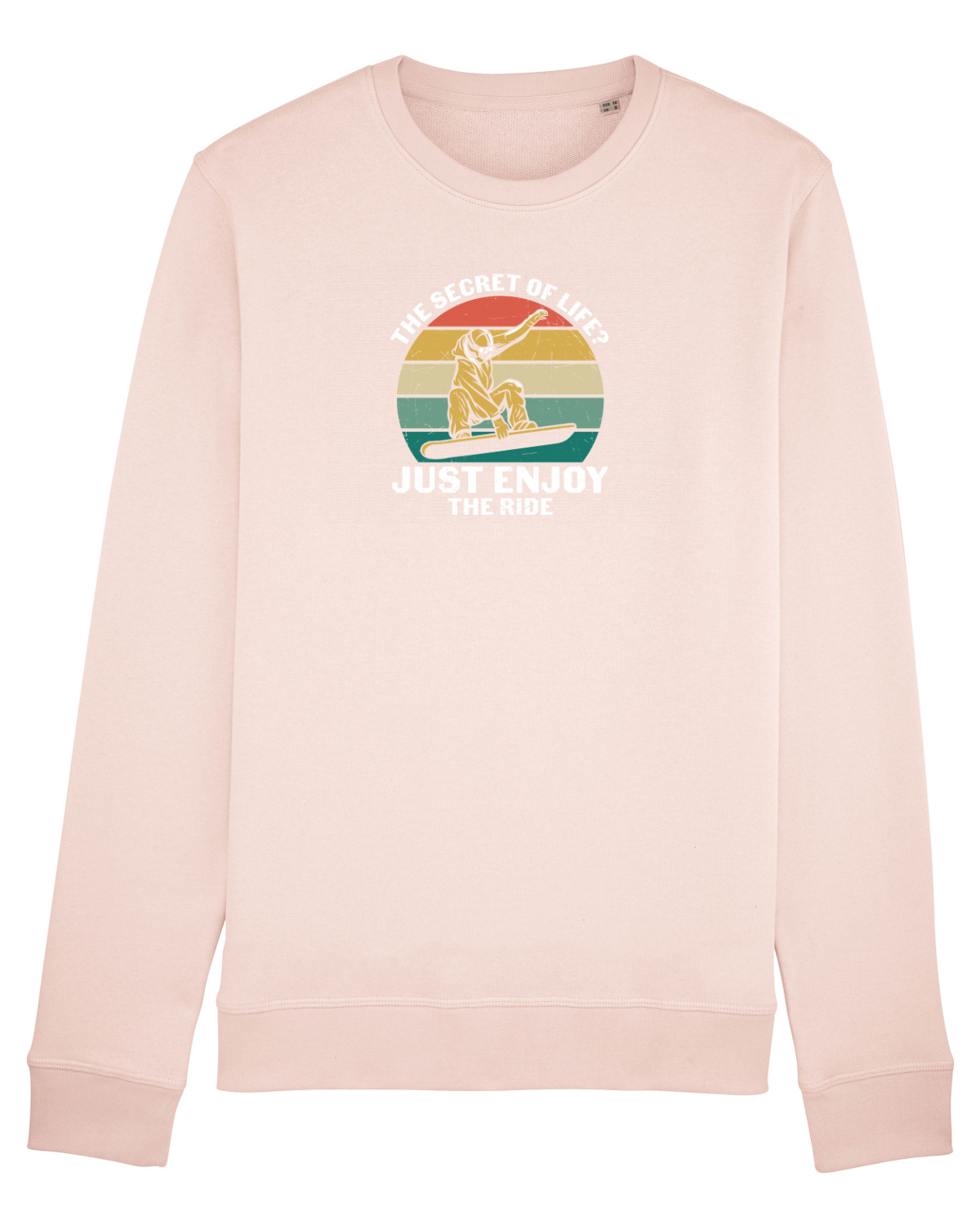Bluză mânecă lungă Unisex Rise Candy Pink