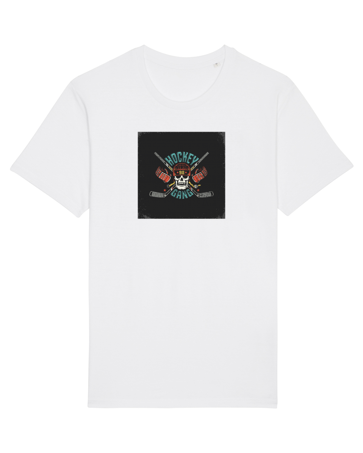 Tricou mânecă scurtă Unisex Rocker White