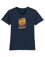 I Love Snowboarding Tricou mânecă scurtă guler V Bărbat Presenter