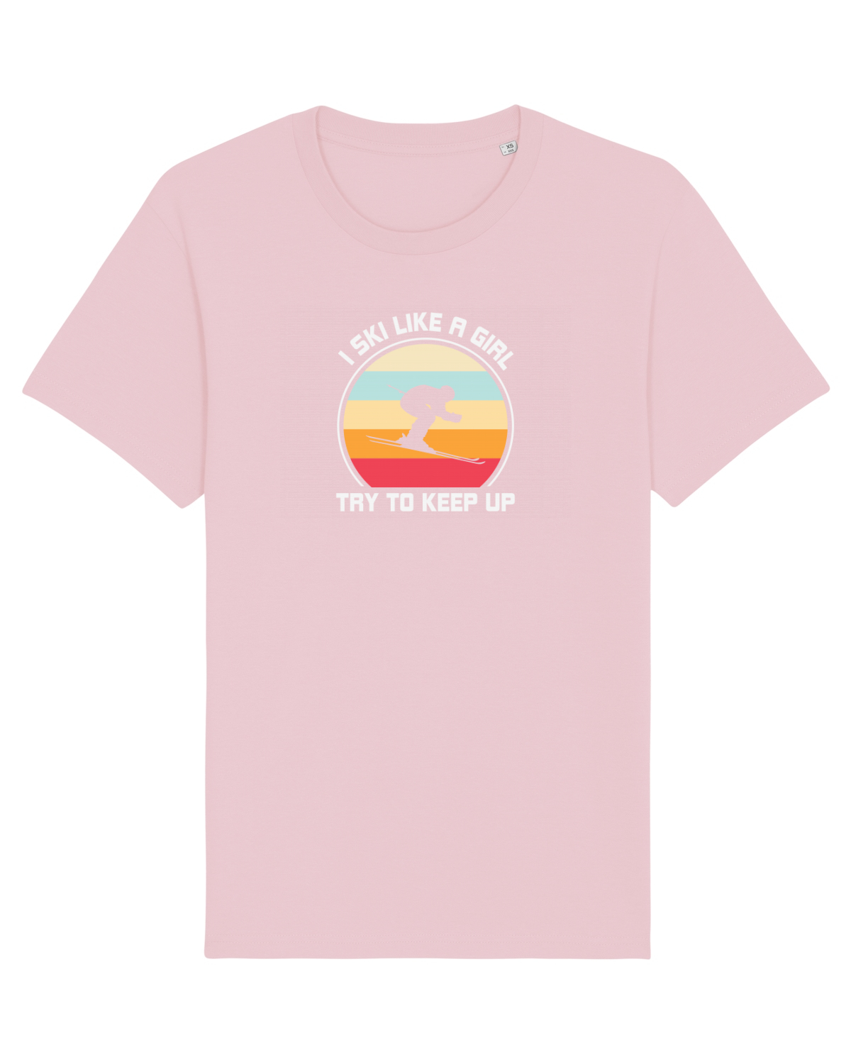 Tricou mânecă scurtă Unisex Rocker Cotton Pink