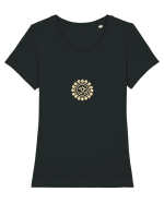 Aum Tricou mânecă scurtă guler larg fitted Damă Expresser