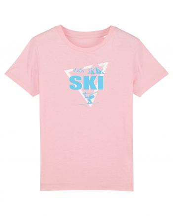 Let's Ski Cotton Pink