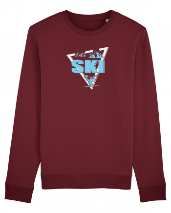 Let's Ski Burgundy