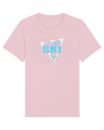 Let's Ski Cotton Pink