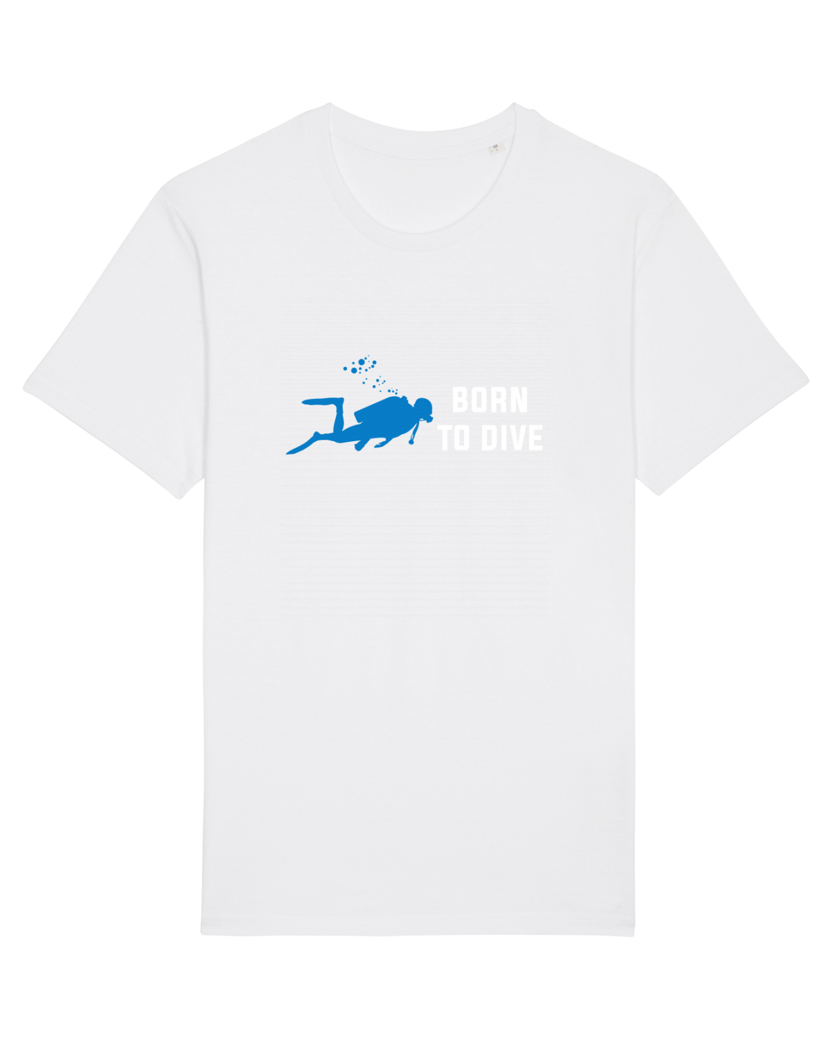Tricou mânecă scurtă Unisex Rocker White