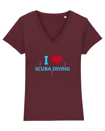 SCUBA DIVING Burgundy