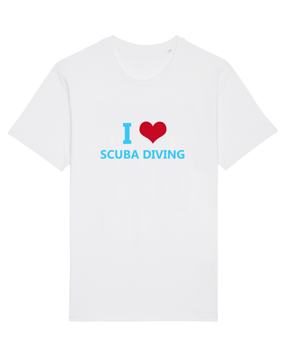 Tricou mânecă scurtă Unisex Rocker White