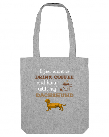 DACHSHUND Heather Grey