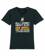 JACK RUSSELL Tricou mânecă scurtă guler V Bărbat Presenter