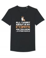 CORGI Tricou mânecă scurtă guler larg Bărbat Skater