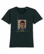 Bowie 'Alien' Tricou mânecă scurtă guler V Bărbat Presenter