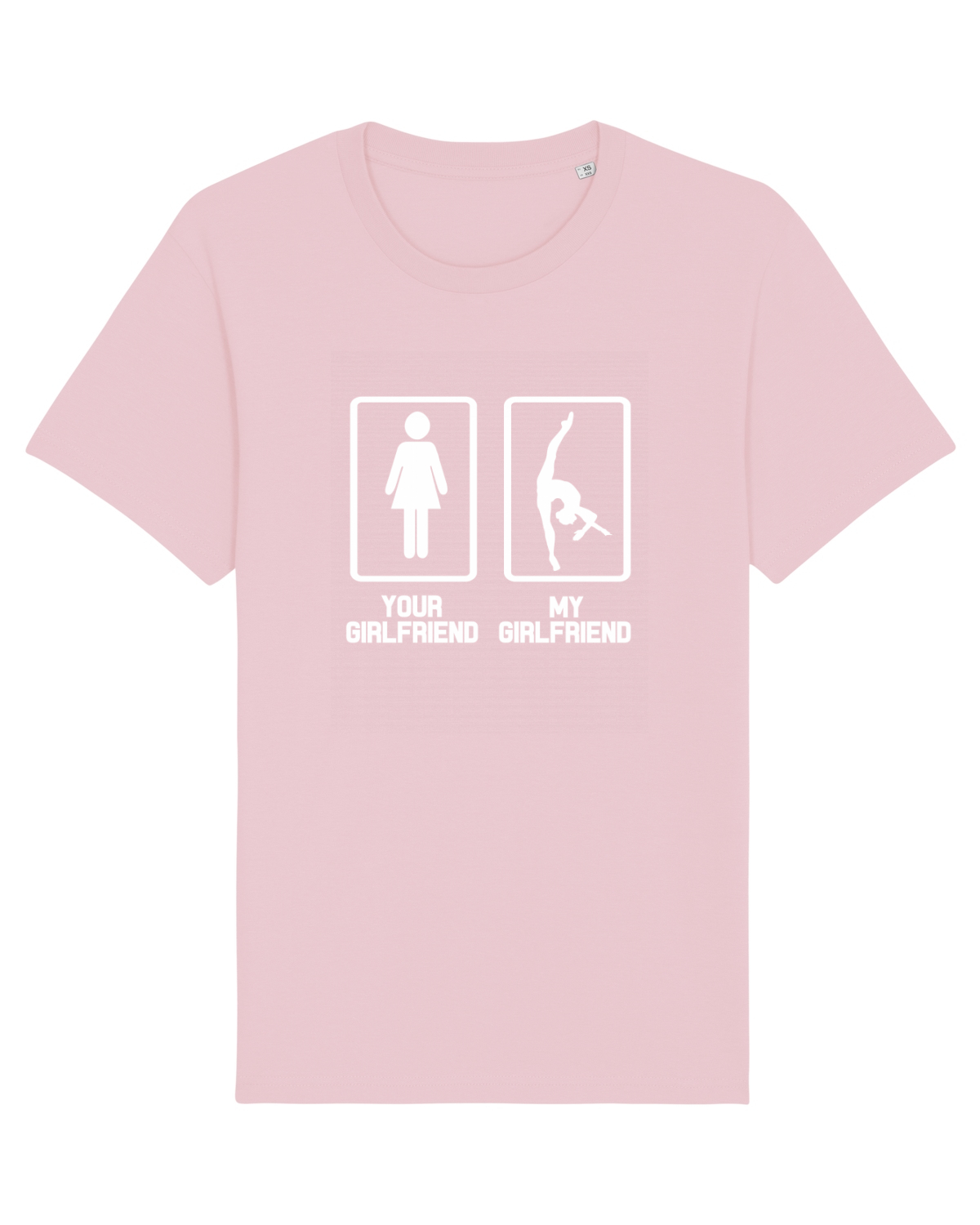 Tricou mânecă scurtă Unisex Rocker Cotton Pink