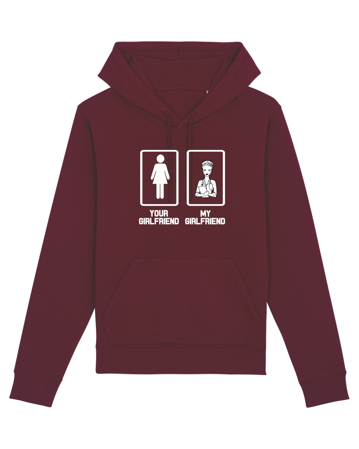 Hanorac Unisex Drummer Burgundy