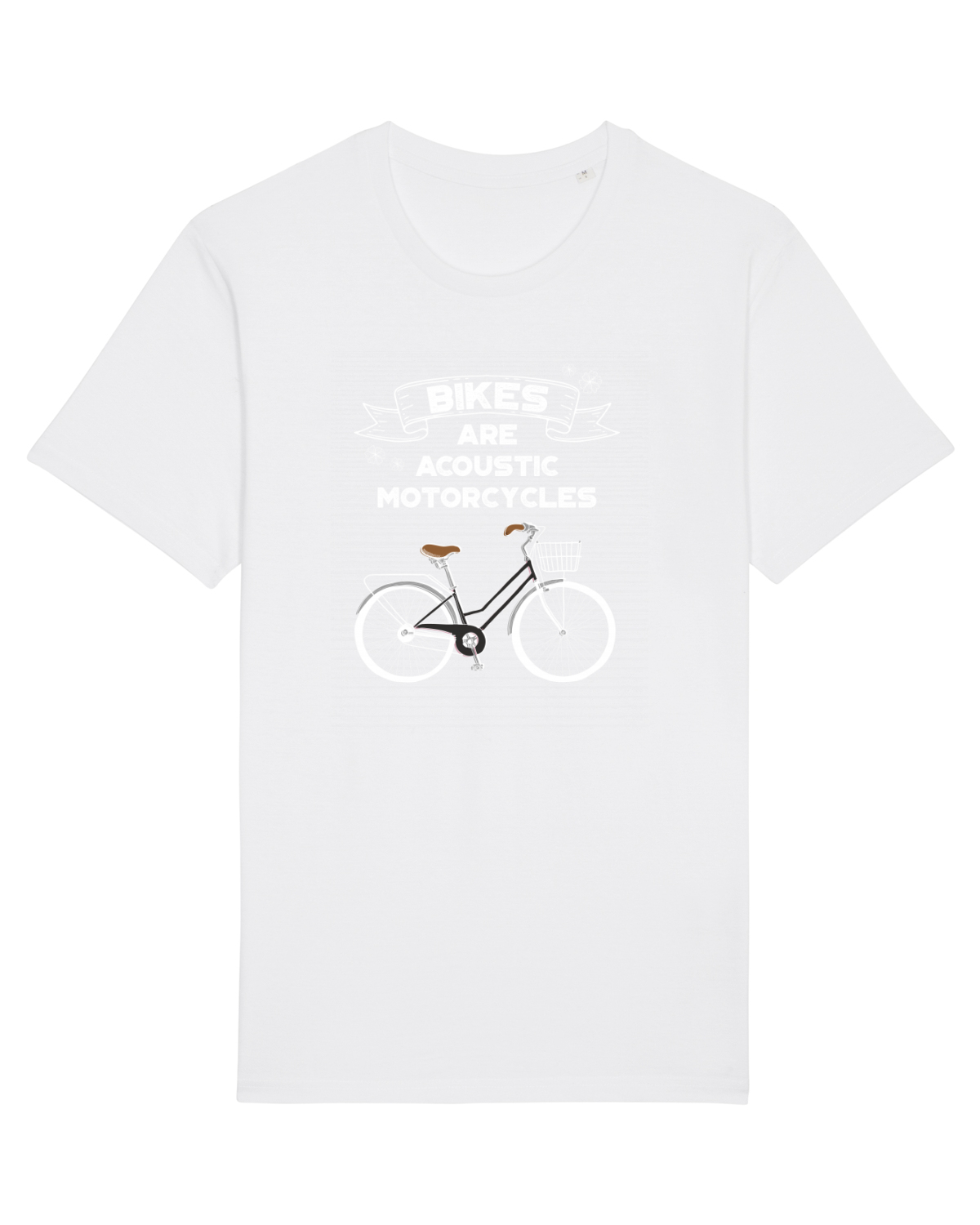 Tricou mânecă scurtă Unisex Rocker White