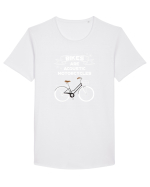BIKES Tricou mânecă scurtă guler larg Bărbat Skater