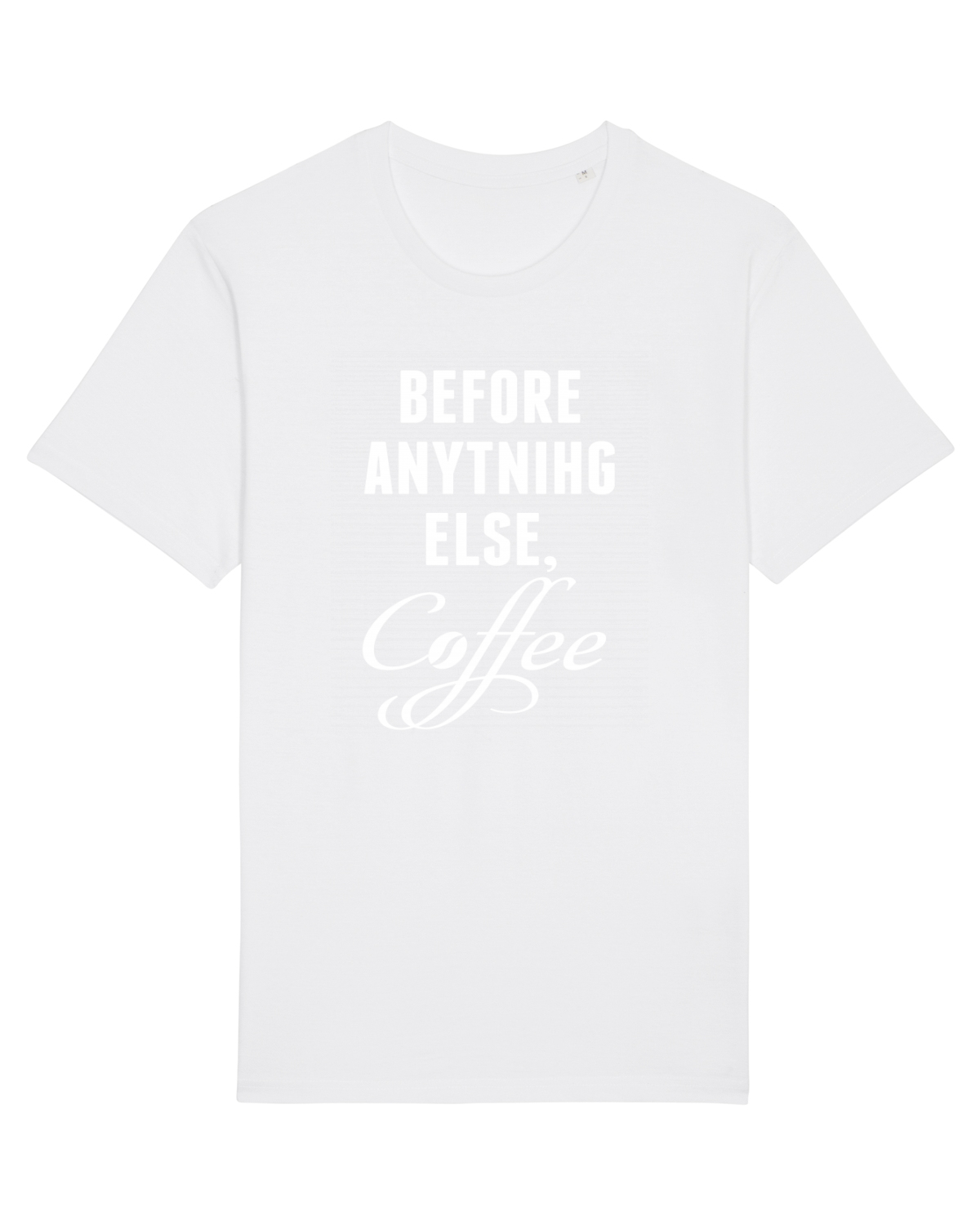 Tricou mânecă scurtă Unisex Rocker White