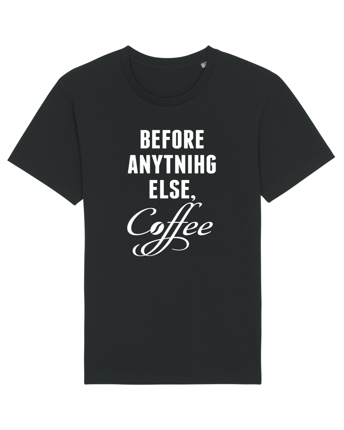Tricou mânecă scurtă Unisex Rocker Black
