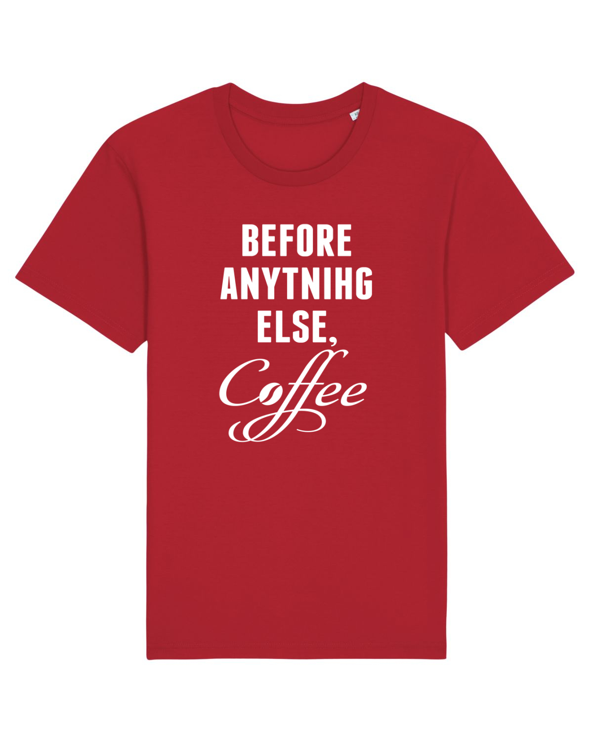 Tricou mânecă scurtă Unisex Rocker Red
