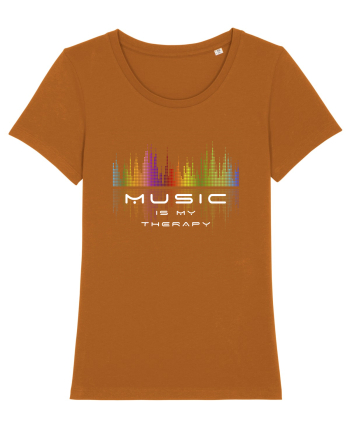 Music is my therapy Roasted Orange