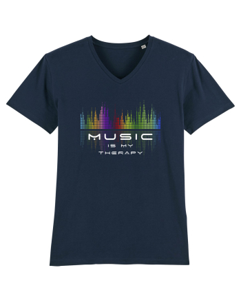 Music is my therapy French Navy