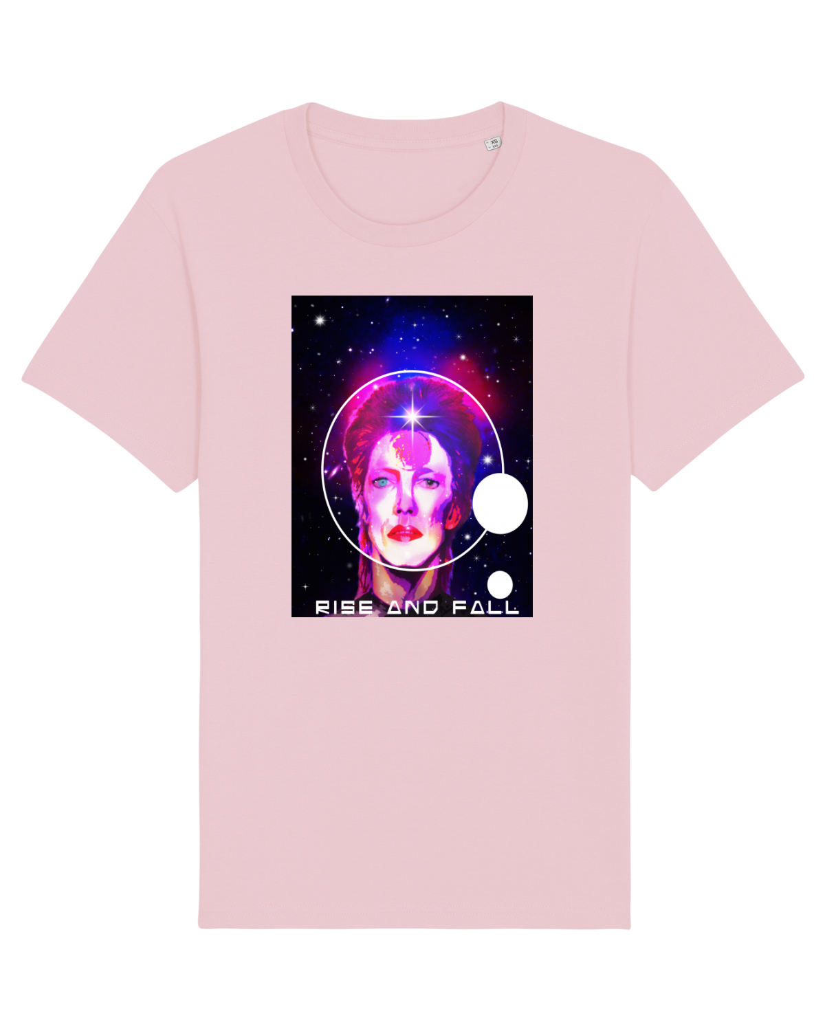 Tricou mânecă scurtă Unisex Rocker Cotton Pink