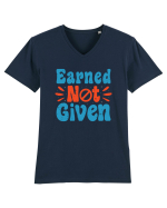 Earned Not Given Tricou mânecă scurtă guler V Bărbat Presenter