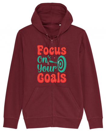 Focus On Your Goals Burgundy