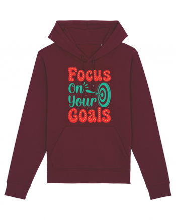 Focus On Your Goals Burgundy