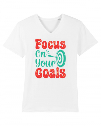 Focus On Your Goals White