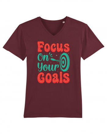 Focus On Your Goals Burgundy