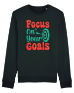 Focus On Your Goals Bluză mânecă lungă Unisex Rise