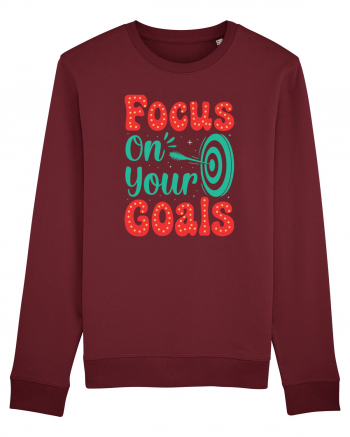 Focus On Your Goals Burgundy