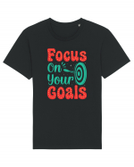 Focus On Your Goals Tricou mânecă scurtă Unisex Rocker