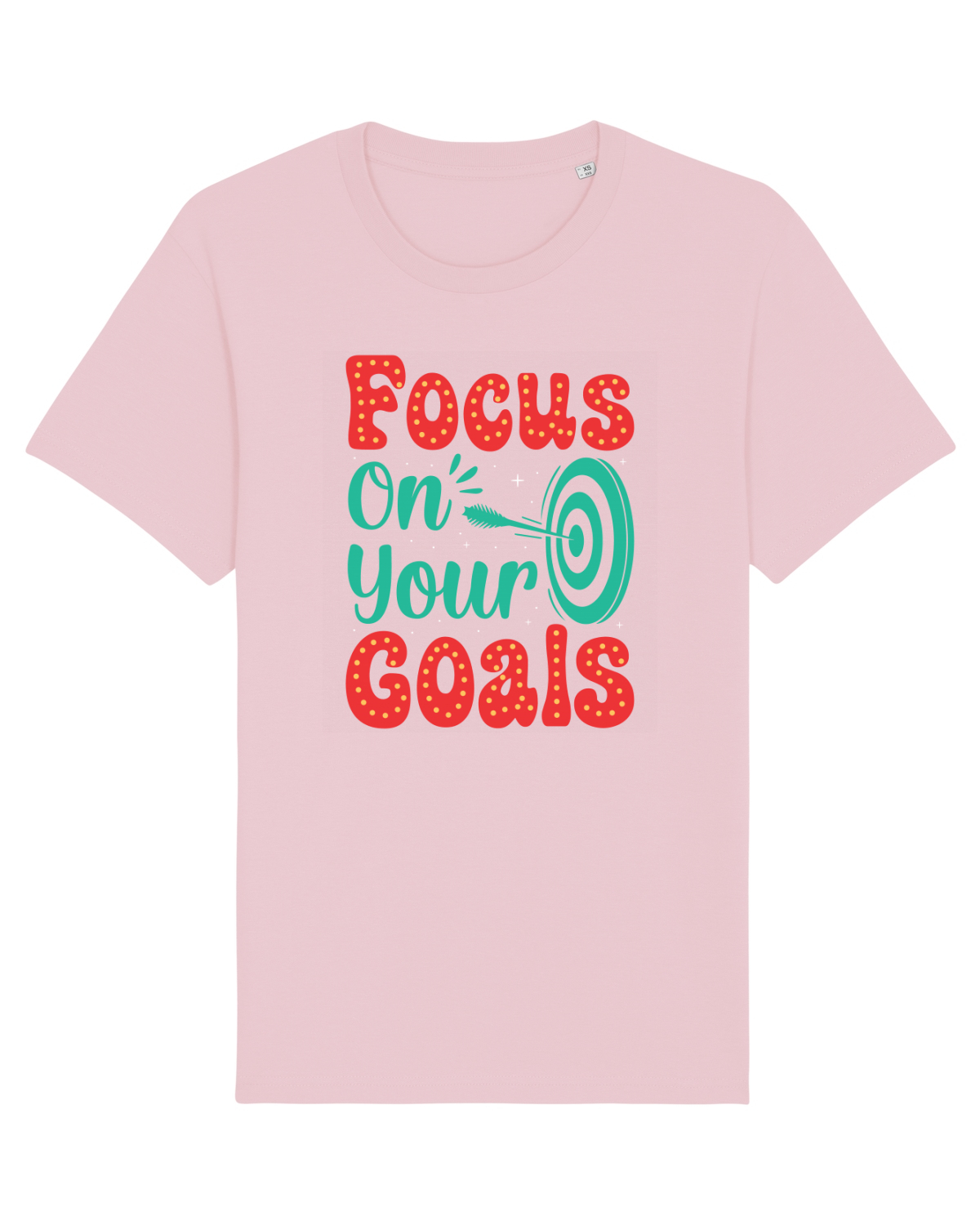 Tricou mânecă scurtă Unisex Rocker Cotton Pink
