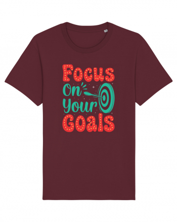 Focus On Your Goals Burgundy