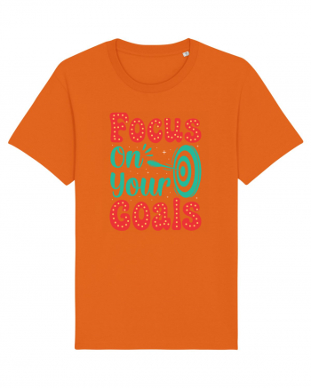 Focus On Your Goals Bright Orange