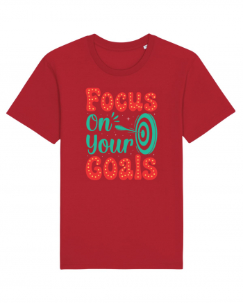 Focus On Your Goals Red