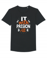 It With Passion All Tricou mânecă scurtă guler larg Bărbat Skater