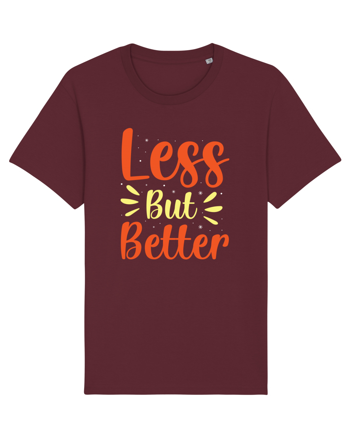 Tricou mânecă scurtă Unisex Rocker Burgundy