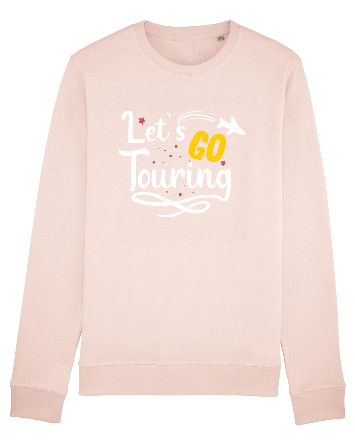 Bluză mânecă lungă Unisex Rise Candy Pink