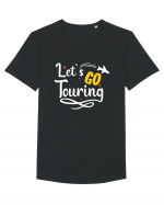 Let's Go Touring Tricou mânecă scurtă guler larg Bărbat Skater